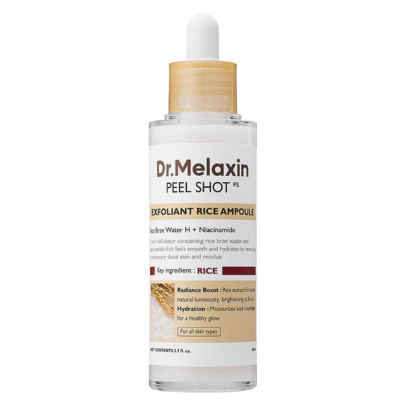 Dr. Melaxin Peel Shot Exfoliant White Rice Ampoule