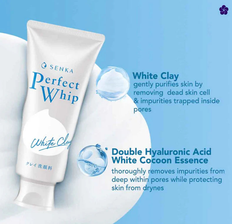 Shiseido - Perfect Whip White Clay Beauty Foam