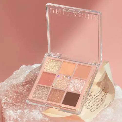 UNLEASHIA - Glitterpedia Eye Palette - No3 All Of Coral Pink
