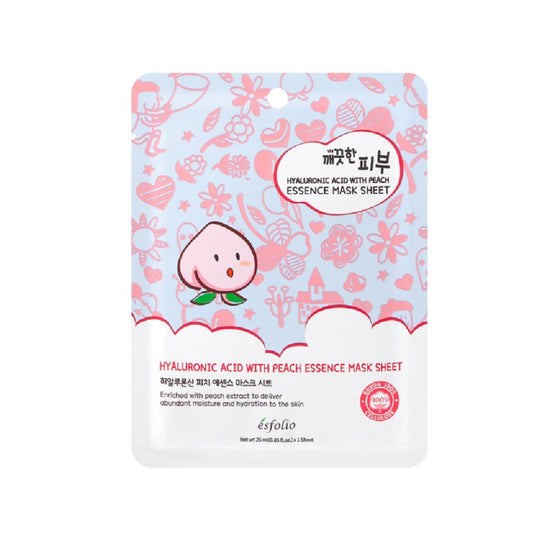 Esfolio - Hyaluronic Acid with Peach Essence Face Mask [1 Piece]