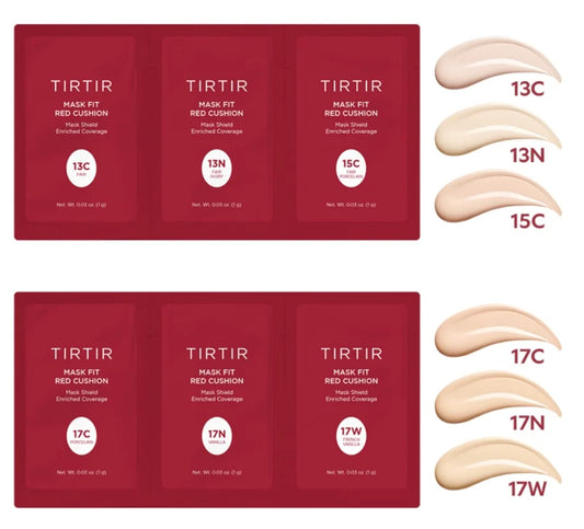TIRTIR - Mask Fit Red Cushion Foundation Trial Kit [13C-17W]