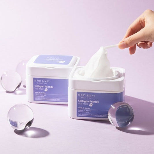 Mary&May - Collagen Peptide Vital Mask - [30pcs/400g]
