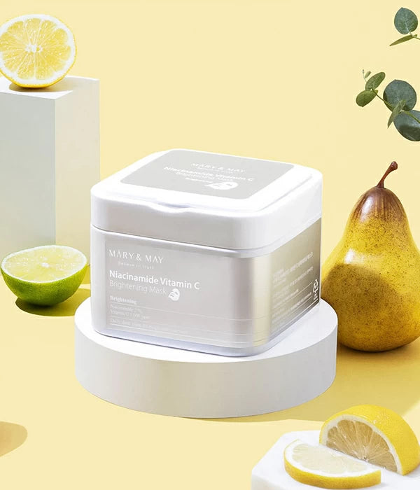 Mary & May - Niacinamide Vitamin C Brightening Mask - [30pcs]