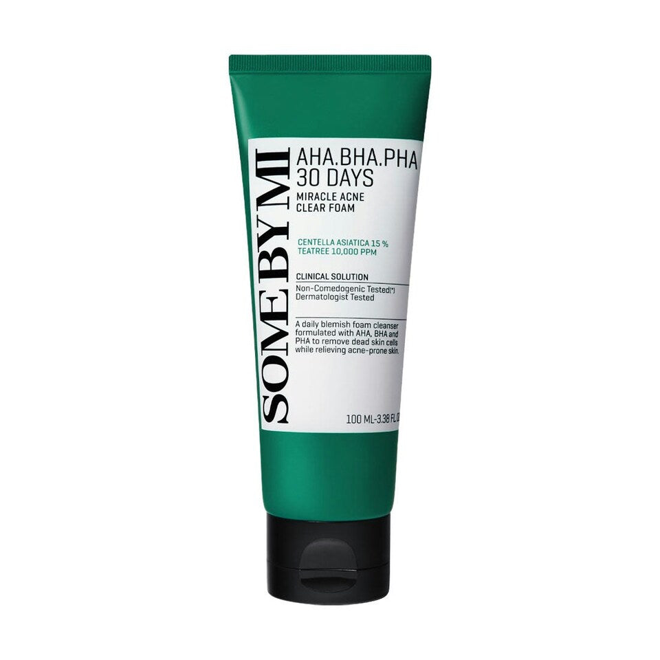 Some by Mi - AHA-BHA-PHA 30 Days Miracle Acne Clear Foam - 100ml [New Version]