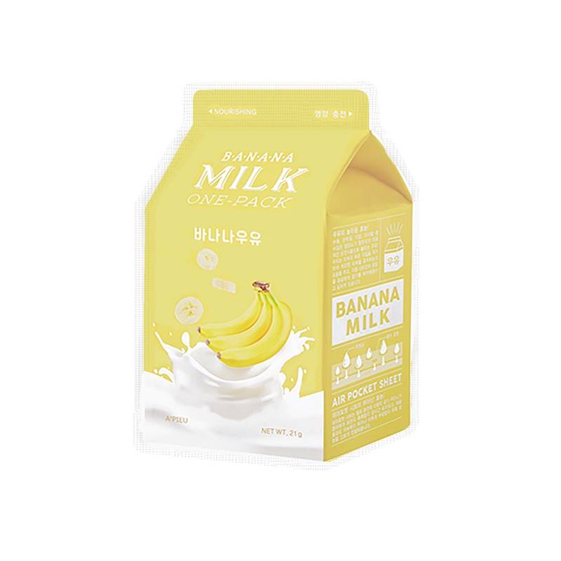 A'Pieu - Milk One face masks - 1 piece [Banana - Nourishing]
