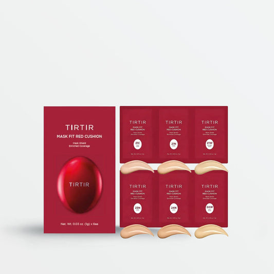 TIRTIR - Mask Fit Red Cushion Foundation Trial Kit [21C, 21N, 21W, 23N, 24N, 24W]